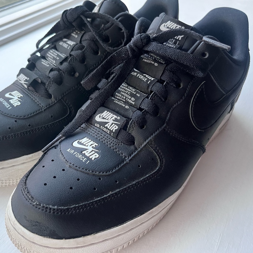 Nike Air Force 1 Double Air Low Black White